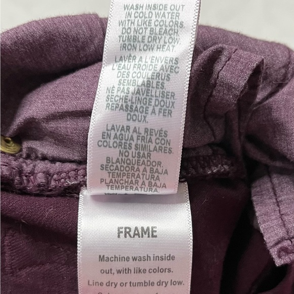 Frame Denim Jeans Le Skinny de Jeanne Mahogany Size 27 - Picture 8 of 8